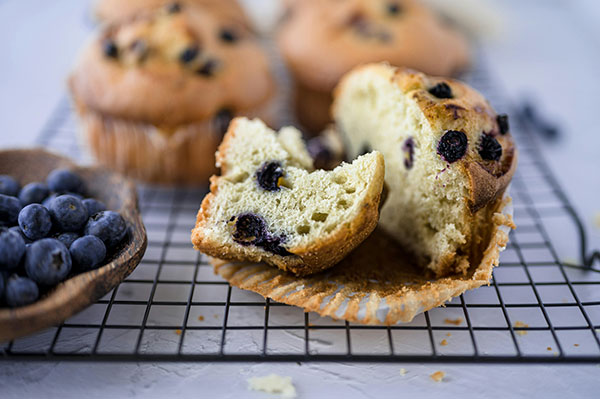 Very Blueberry Muffins (gluten-free)
