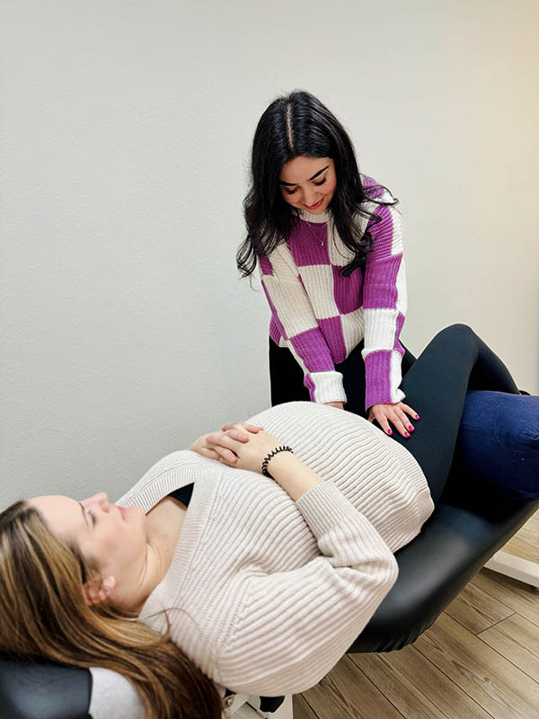 pregnancy chiropractic adjustment